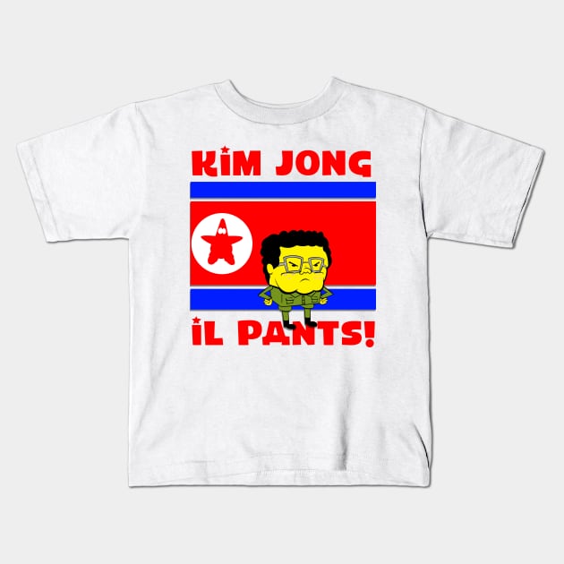 Kim Jong Il Pants Kids T-Shirt by GeneralGrunt